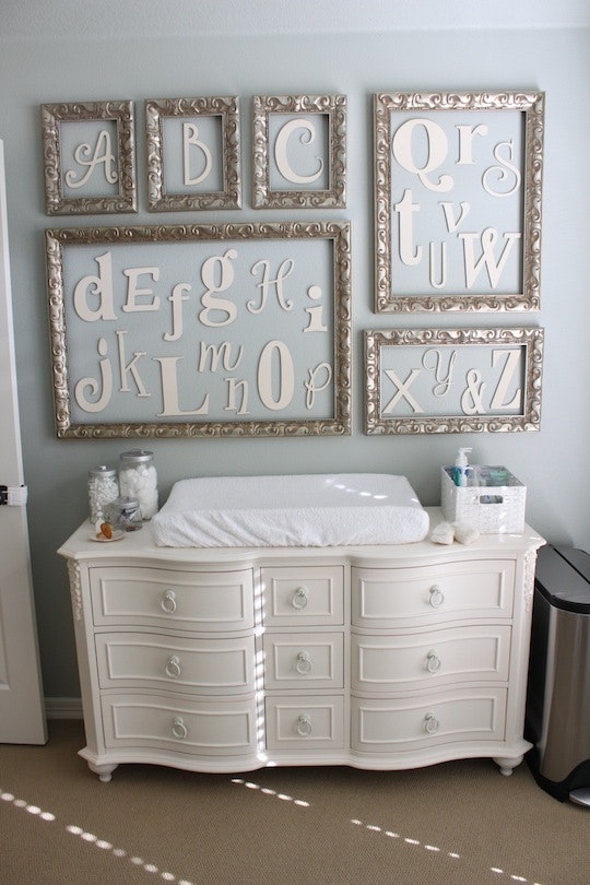 DIY Large Scale Framed ABC Nursery Decor