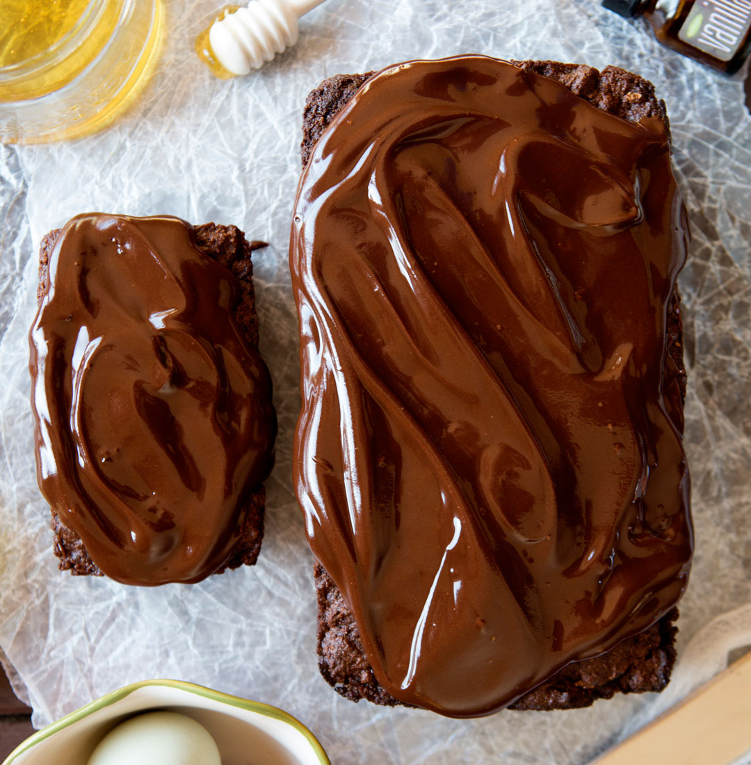 Skinny Chocolate Peppermint Quick Bread 