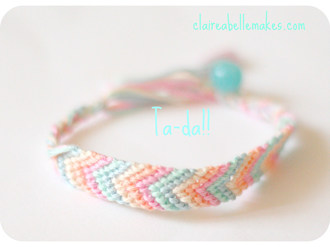 Chevron Style Friendship Bracelet