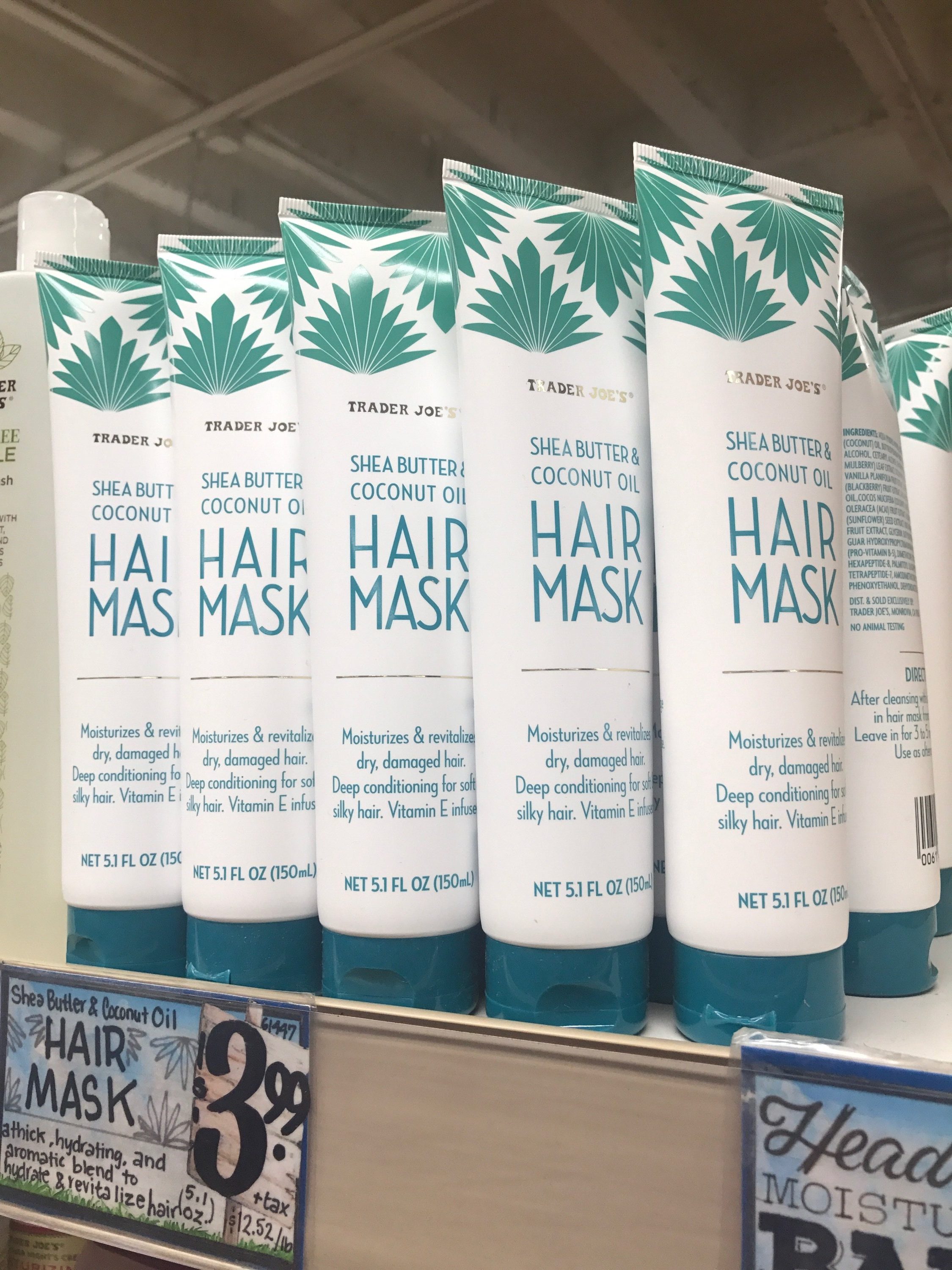 Shea Butter & Coconut Oil Hair Mask, $3.99