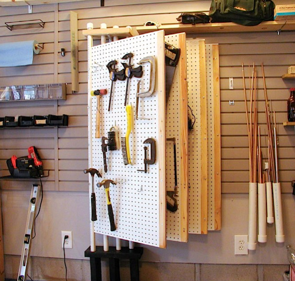 DIY Pegboard Leaves 