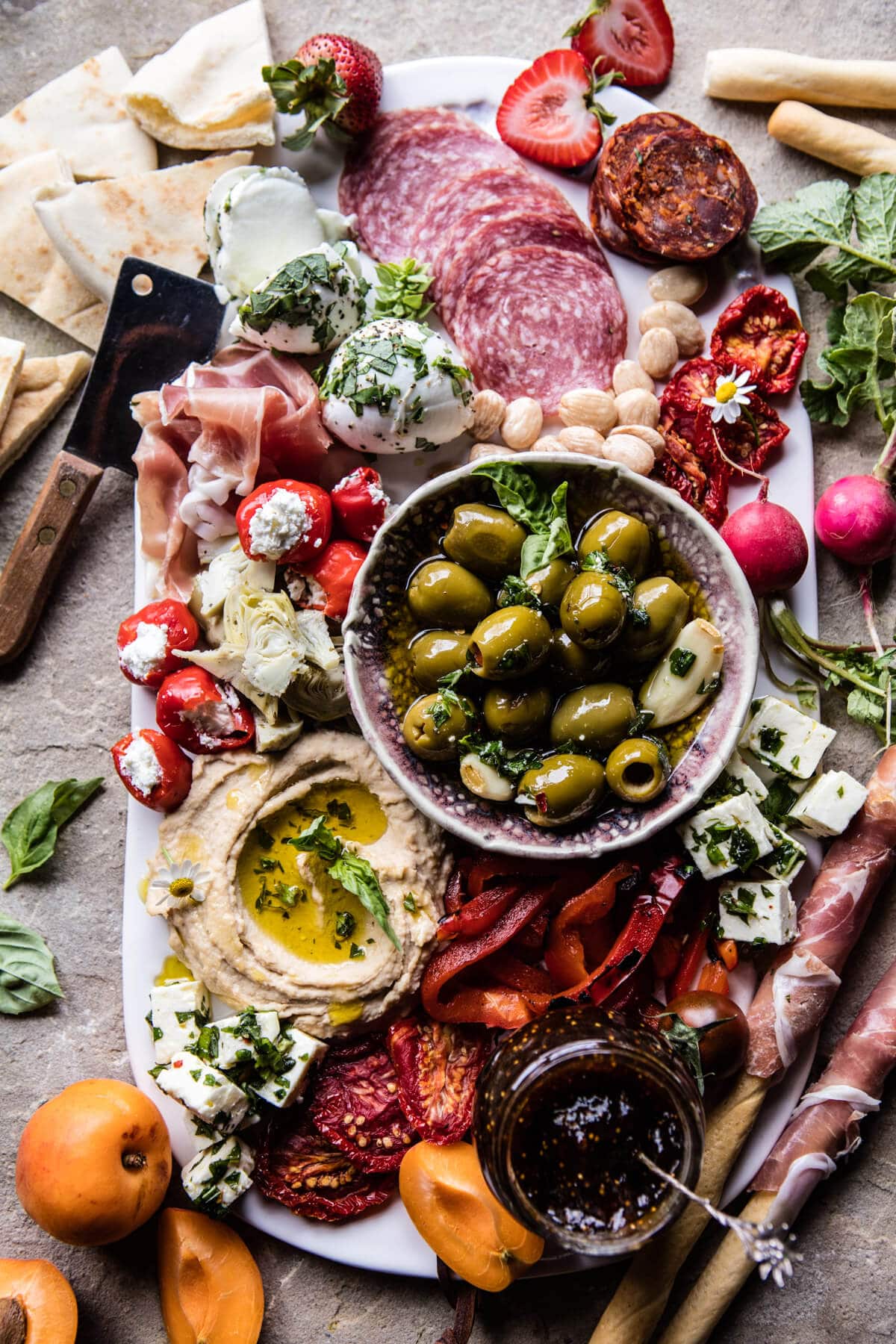 Greek-Inspired Charcuterie Board