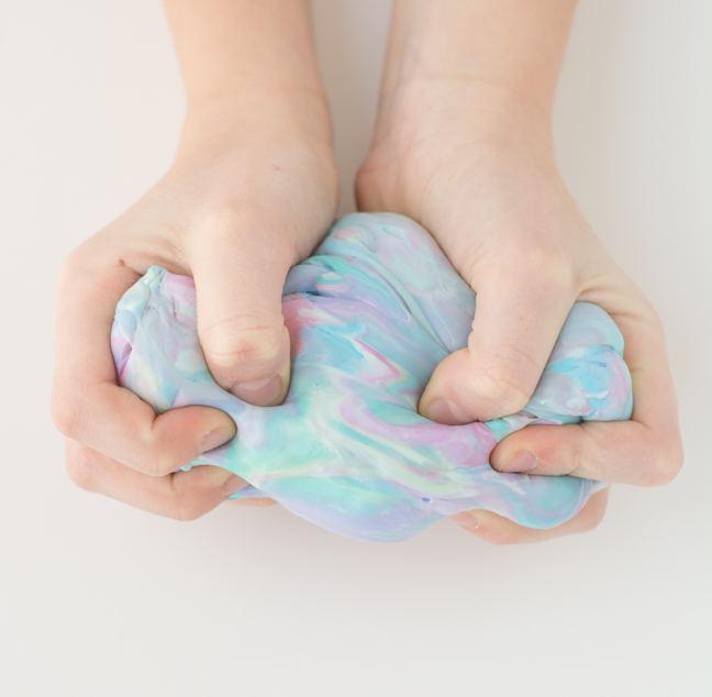 Homemade Rainbow Silly Putty