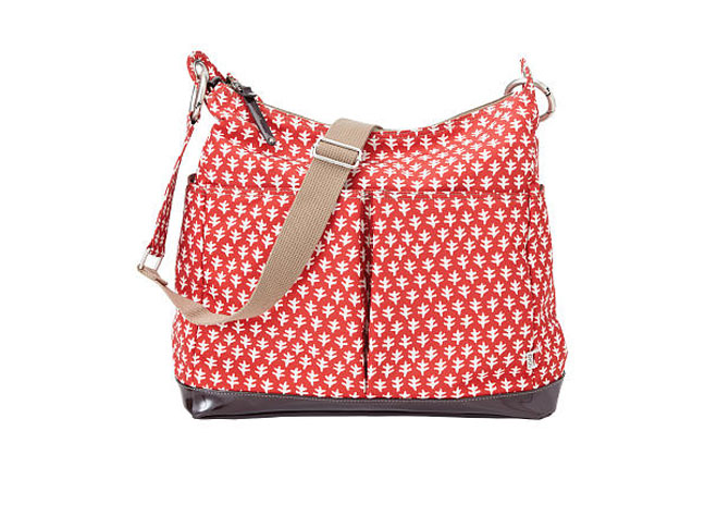 OiOi Poppy Red Hobo Diaper Bag