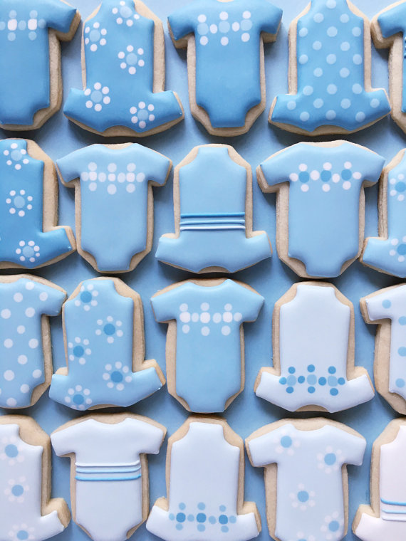 Onesie Iced Sugar Cookies