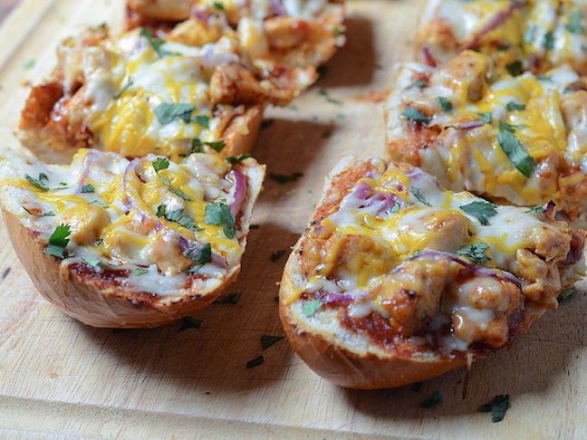 BBQ Chicken French Bread Pizza