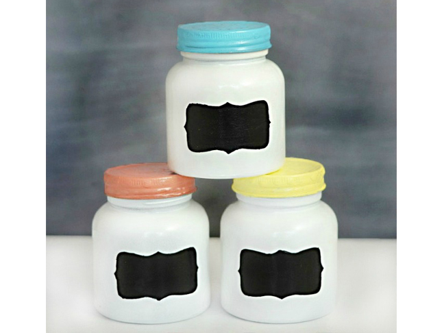 Chalkboard Spice Jars