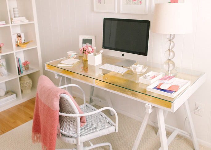 Gold Leafed Desk