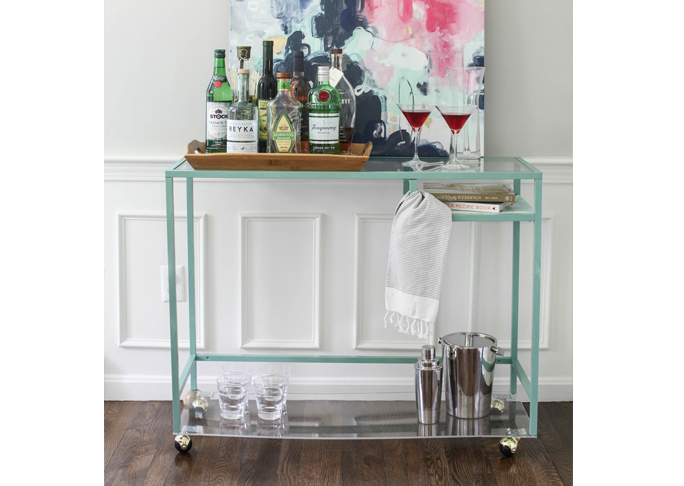  DIY IKEA Bar Cart