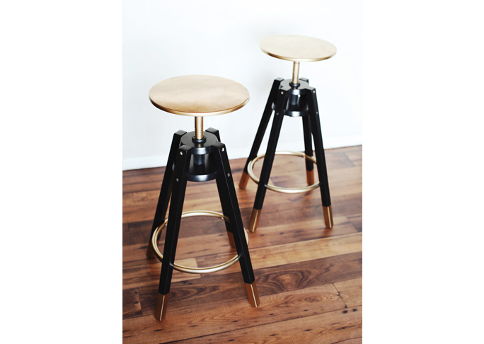 Golden Bar Stools