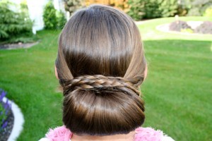 Braid Wrapped Chignon