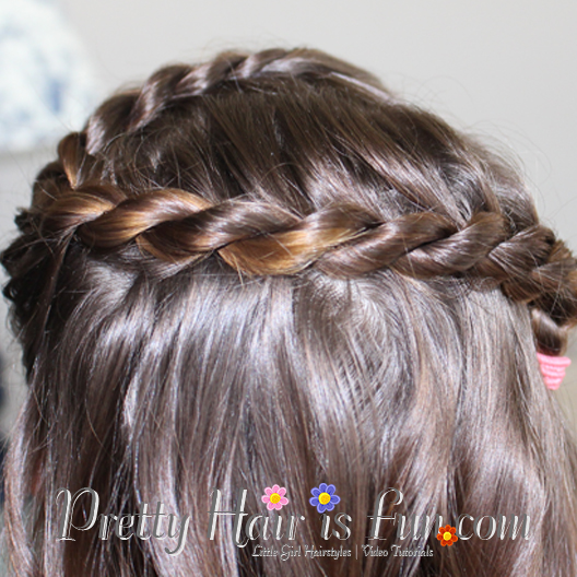 Swirled French Braid