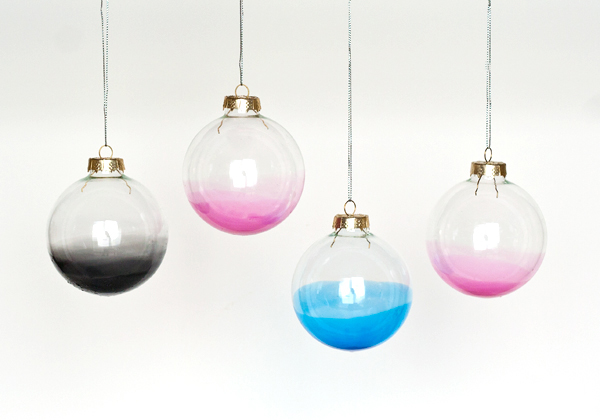 Ombre Ornaments