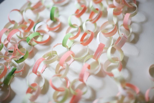 Watercolor Paper Chain