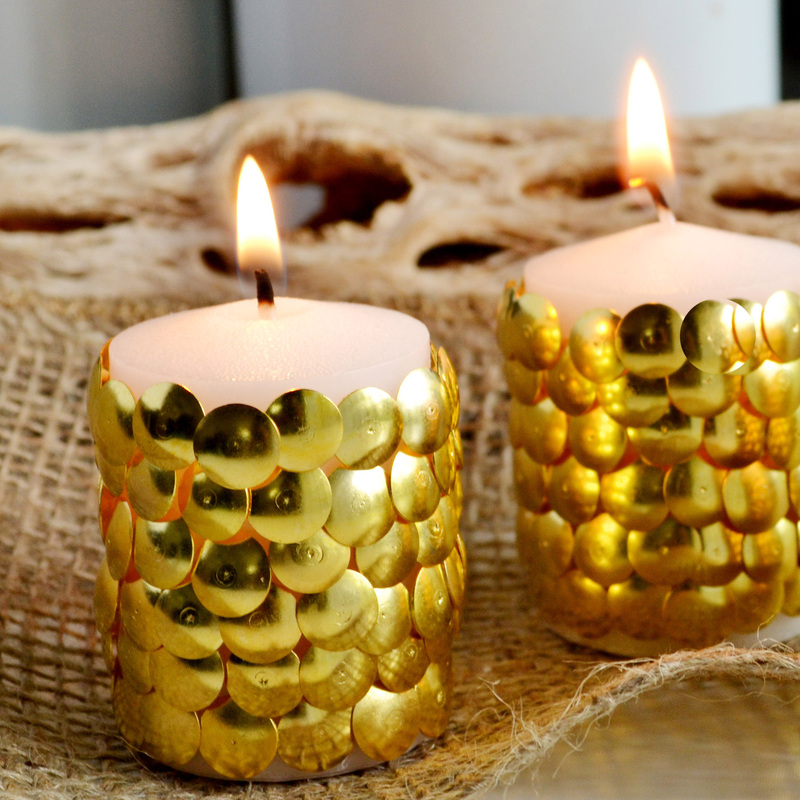 Thumbtack Votive Candles