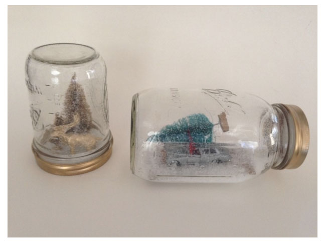 Mason Jar Snow Globes