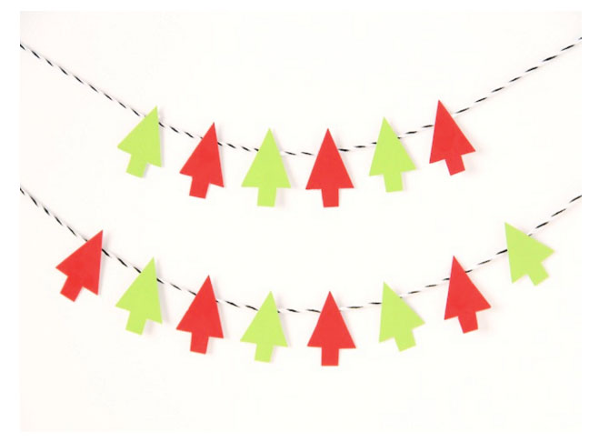 Paint Chip Tree Garland