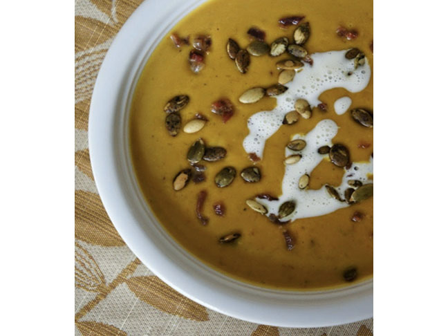 Make Pumpkin Bacon Soup