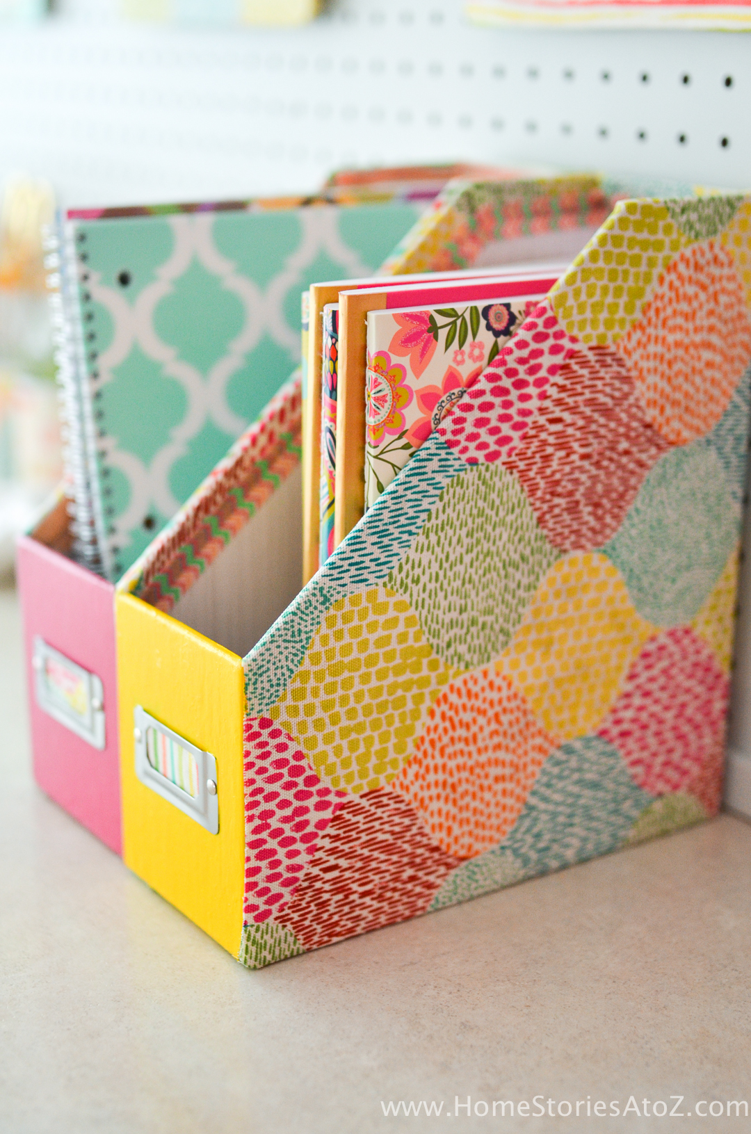 DIY Notebook Locker Organizers