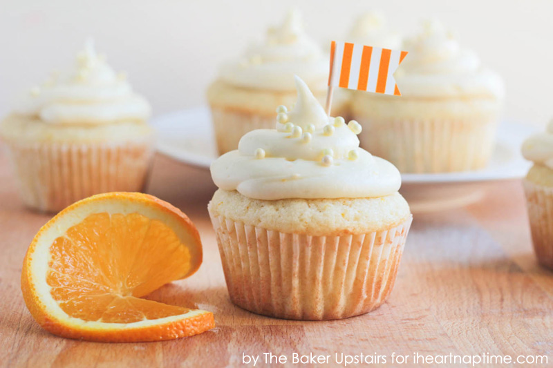 Orange Creamsicle Cupcakes