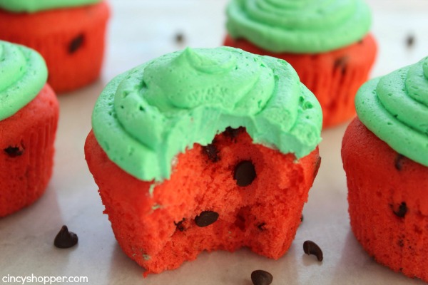 Watermelon Cupcakes