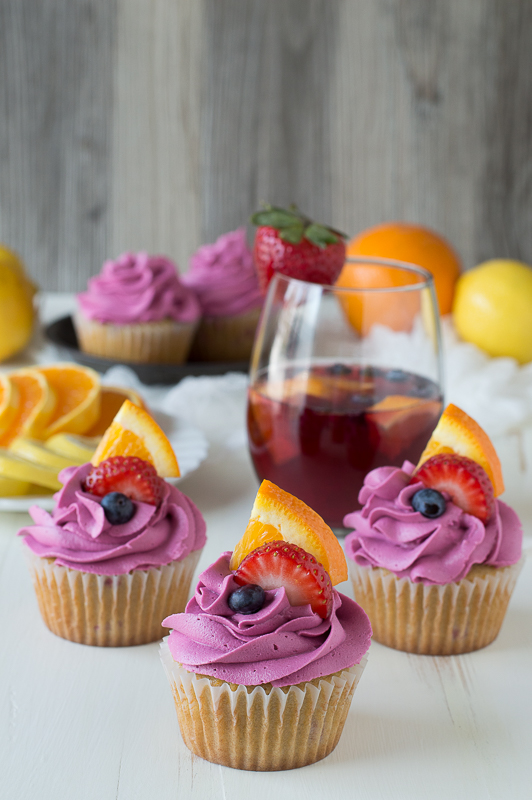 Sangria Cupcakes