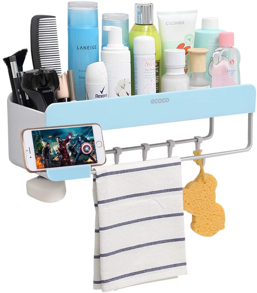 Adhesive Bathroom Shelf Storage Organizer