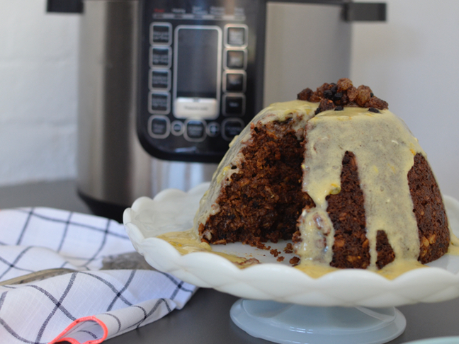 Slow Cooker Christmas Pudding 