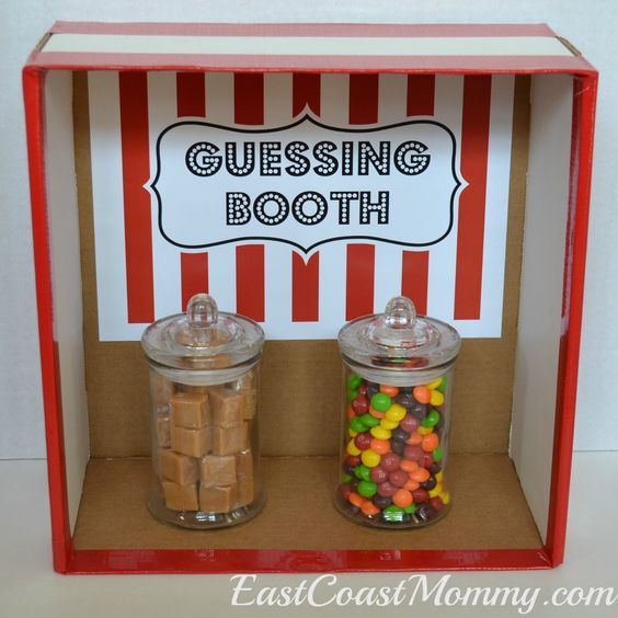 Carnival Birthday Guessing Booth