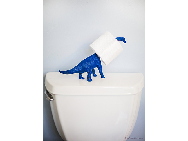 DIY Dinosaur TP Holder