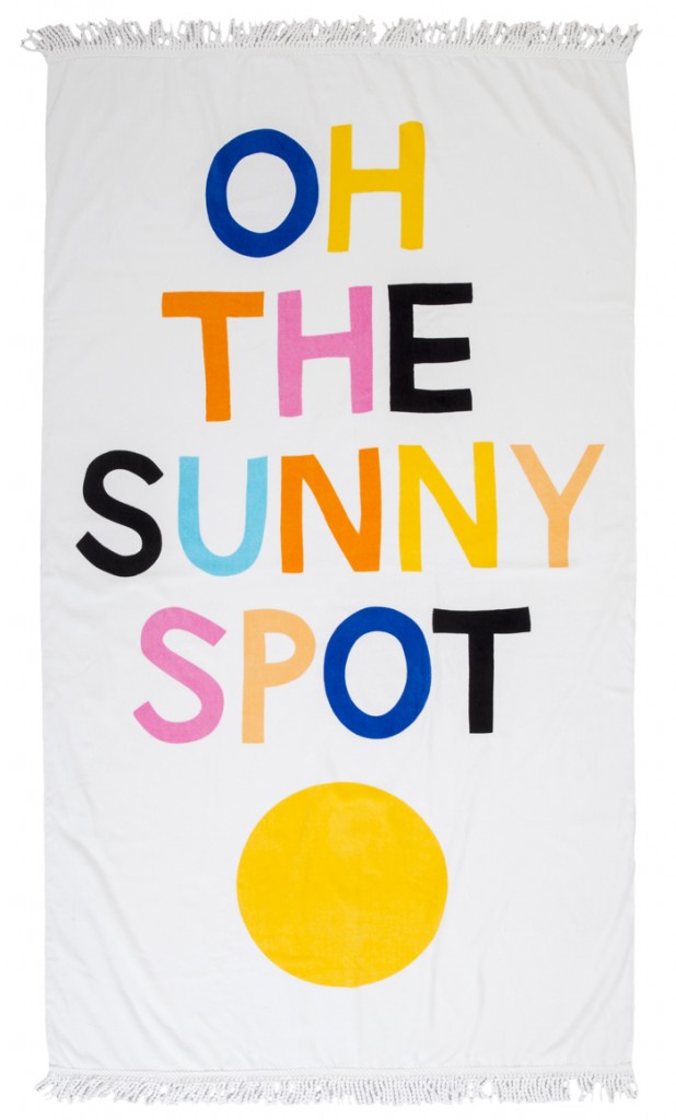 Castle Oh the Sunny Spot Beach Towel