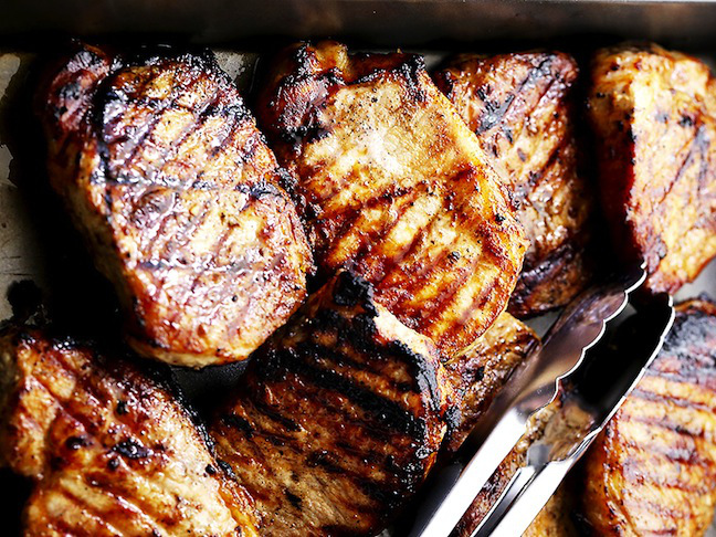 Honey Soy Grilled Pork Chops