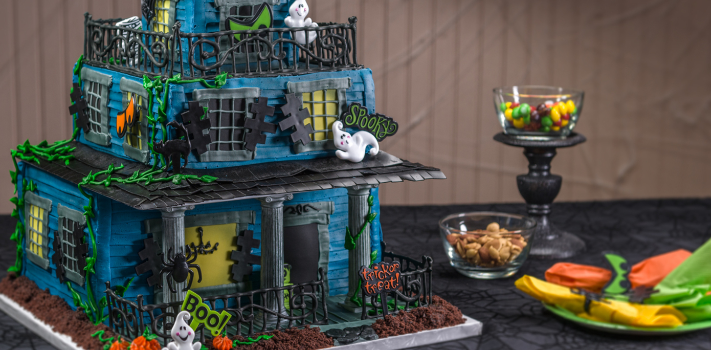 Haunted House Cake