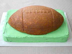 DIY Football Birthday Cake