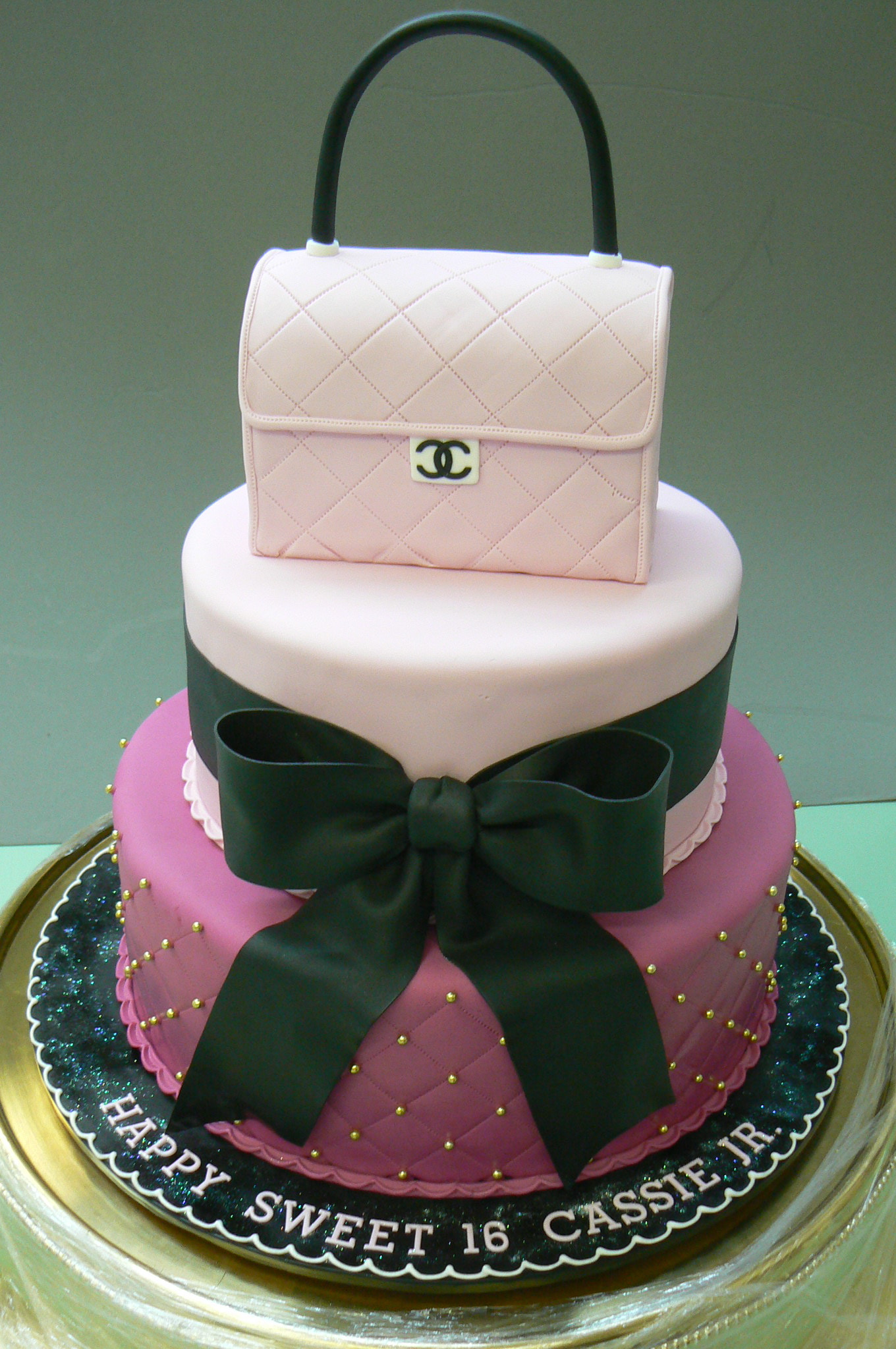 Chanel Sweet 16 Birthday Cake