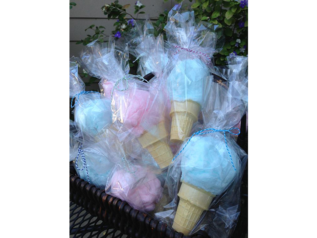 Cotton Candy Cones   