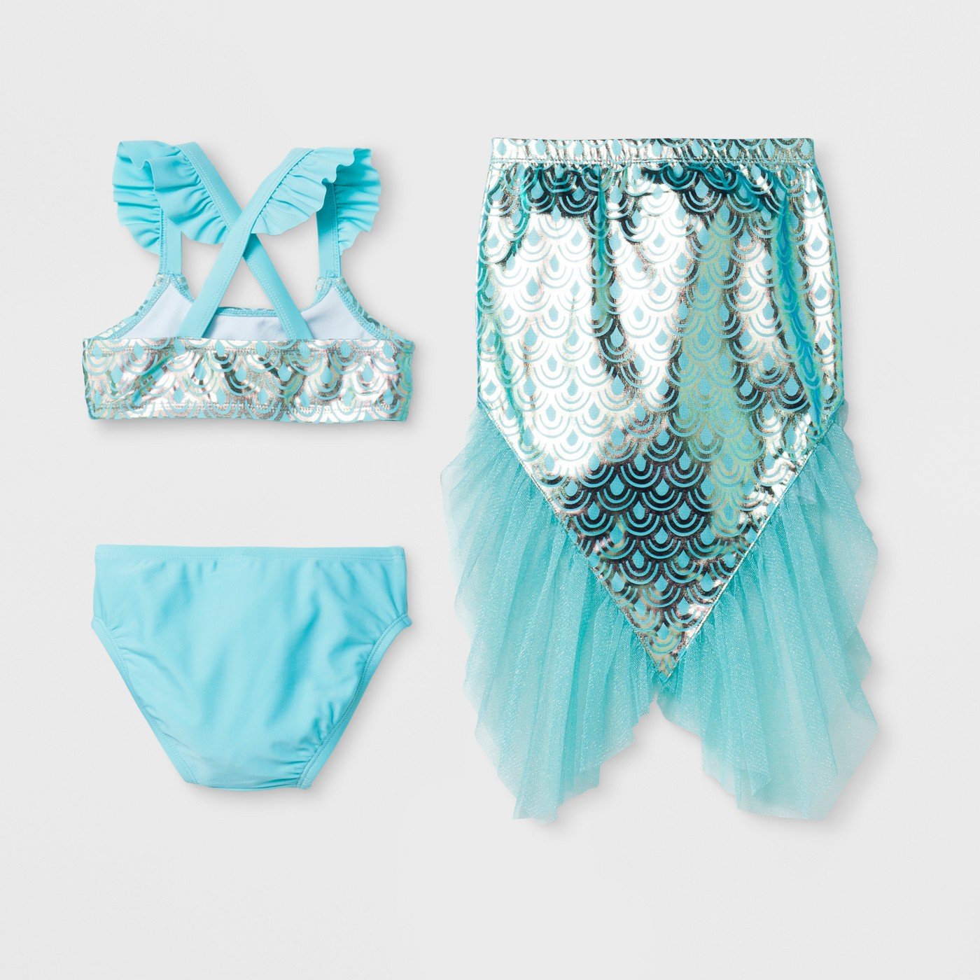 Mermaid 3-Piece Bikini Set