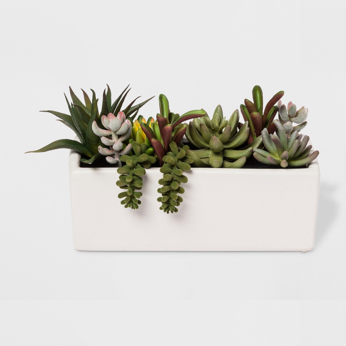 Faux Succulent Planter