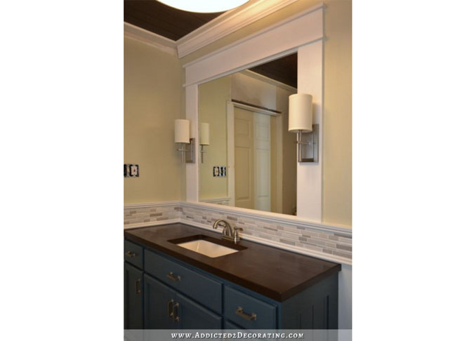 Vanity Mirror with Sconces