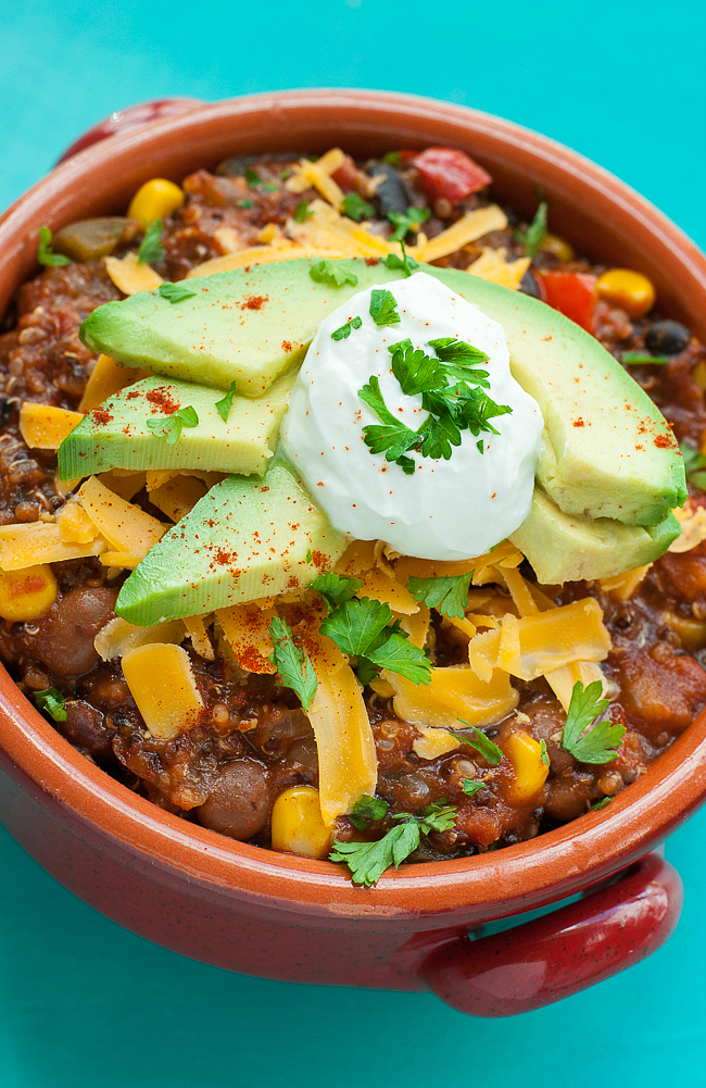 Vegan Chili with Quinoa