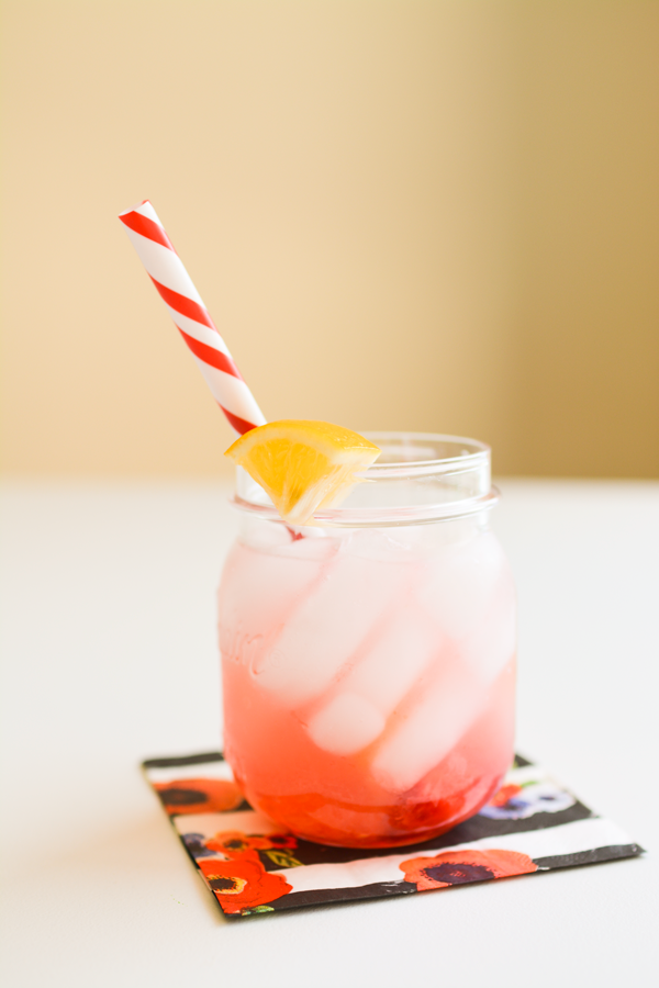 Healthier Raspberry Lemonade