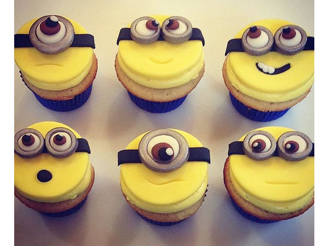 Minion Fondant Cupcake Toppers