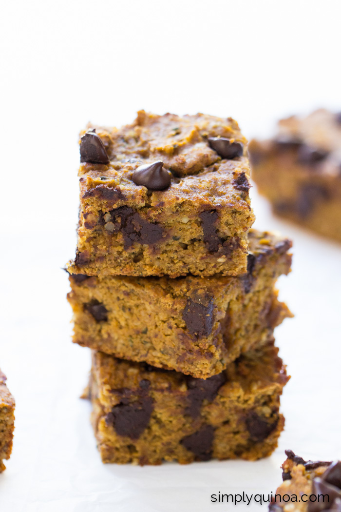 Chocolate Chip Quinoa Bars