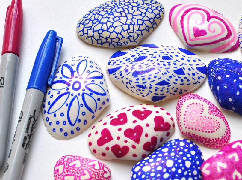 Sharpie Seashells