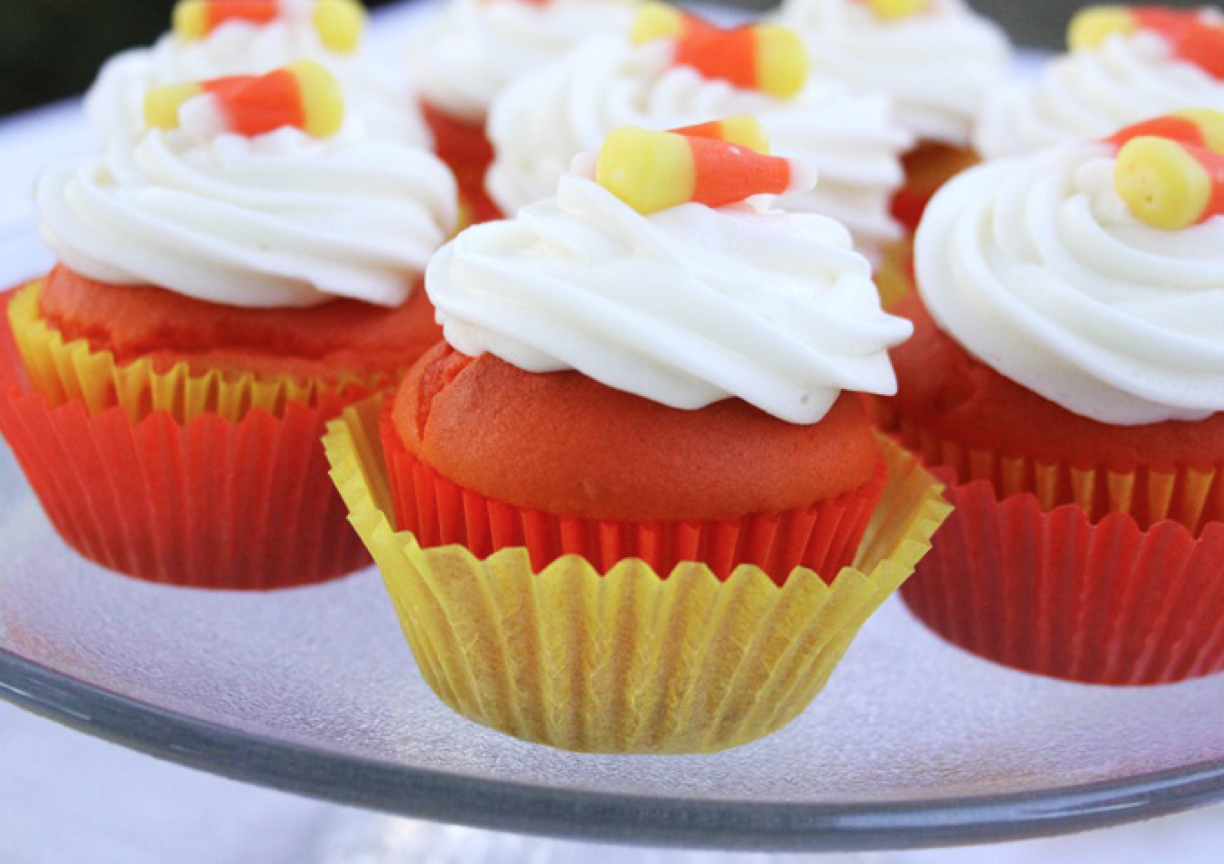 Candy Corn Cupcakes