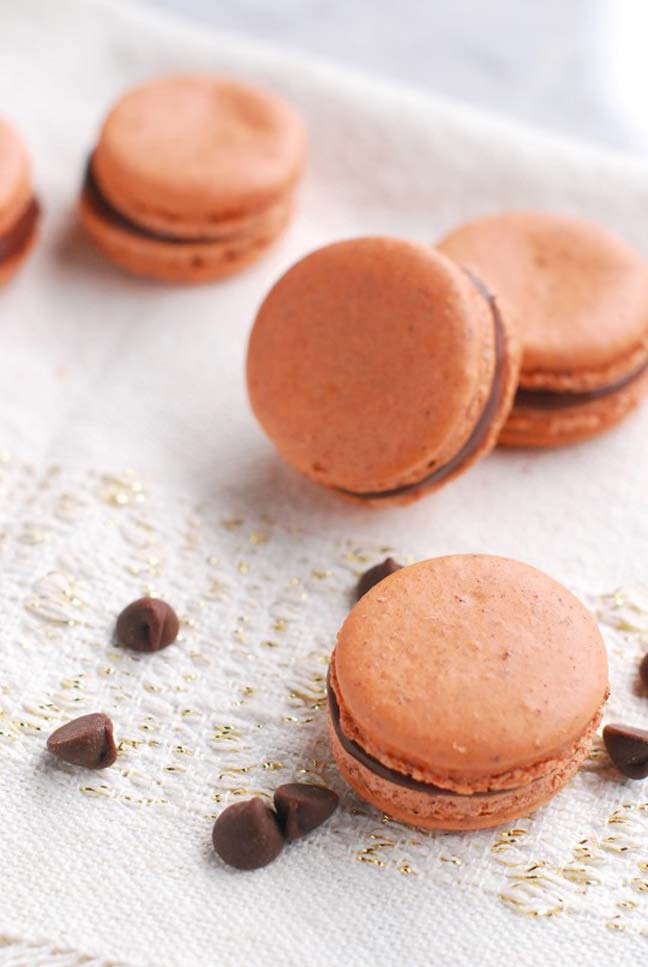 Pumpkin Macarons