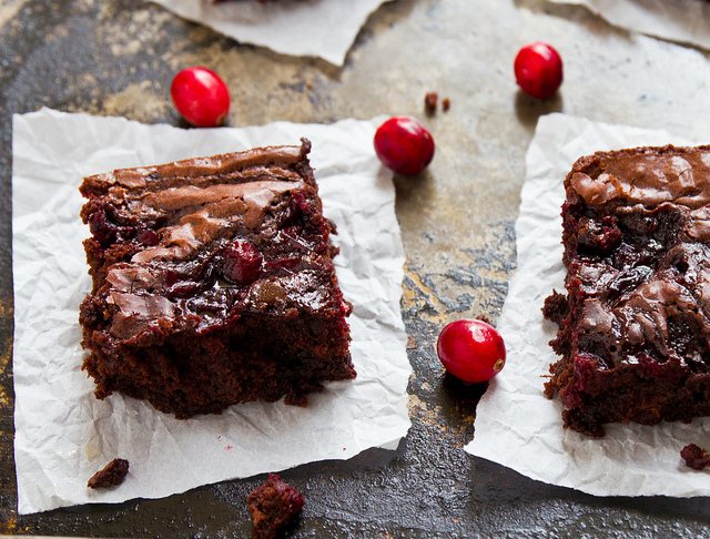 Cranberry Sauce Brownies