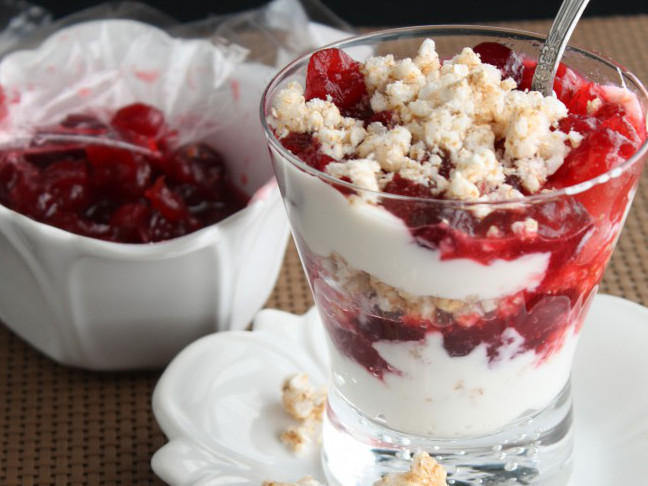 Orange Cranberry Parfait