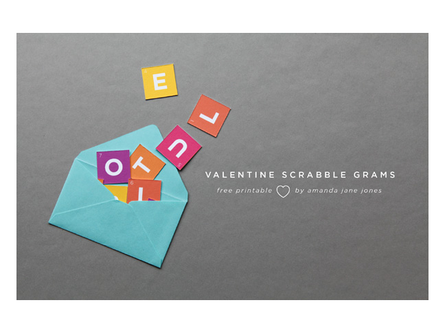 Valentine Scrabble Gram