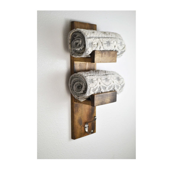 Plywood Towel Rack